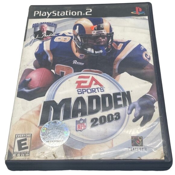 Madden DVD play station 2 2003 Dolby digital 1-2 players 1238 KB used see photos - Picture 1 of 8